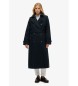 Superdry Klassieke trenchcoat marine