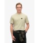 Superdry Camiseta Contrast Stitch Pocket beige