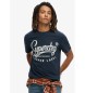 Superdry Workwear-T-Shirt aus der Serie Copper Label navy