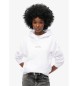 Superdry Sweat  capuche avec logo City blanc