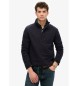 Superdry Classic Half navy jumper