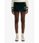 Superdry Shorts Country Club Velour grün