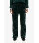 Superdry Country Club Velour Straight Trousers grÞn Superdry Country Club Velour Straight Trousers grÞn