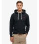 Superdry Sweater Essential Logo Classic Hood marineblauw