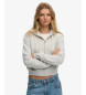Superdry Sweatshirt Logo Cropped grijs