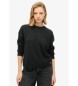 Superdry Essential crew neck jumper black