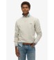 Superdry Sweat  col ras du cou avec logo Gris essentiel
