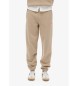 Superdry Jogger trousers with elasticated bottoms and Essential beige logo