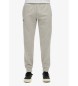 Superdry Calças jogger com logótipo Essential cinzento