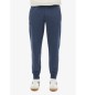 Superdry Calças jogger com logótipo Essential azul