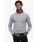 Superdry Pull Essential Slim gris