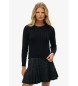 Superdry Essentials Slim marinebl trje