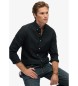 Superdry Srajca Essentials Tailored Lite črna