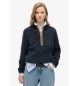 Superdry Estate Fleece Half Zip Fleece navy