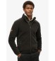 Superdry Active full-zip flis podloga črna