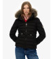 Superdry Chaqueta Fuji Faux negro