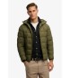 Superdry Veste verte Box Quilt Fuji Lite