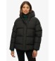 Superdry Casaco com capuz 5 Baffle Sports preto
