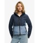 Superdry Giacca Trekker color block blu scuro