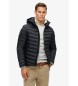 Superdry Fuji Sport Hooded Quilted Jacket Navy (veste matelasse  capuche)