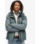 Superdry Hooded windbreaker jacket Mountain blue