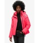 Superdry Bergwindjacke mit Kapuze  rosa