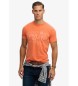 Superdry Industriearbeiter Entspanntes T-shirt orange
