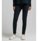 Superdry Jans hlače iz organskega bombaža srednjega kroga Vintage črne barve