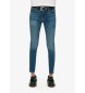 Superdry Jeans De Talle Medio De Algodón Orgánico Vintage azul
