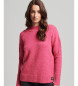 Superdry Perkins Essential - Pull à col roulé rose