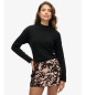 Superdry Jersey Essential Mock negro Superdry Jersey Essential Mock negro