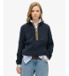Superdry Camisola de l com meio fecho de correr Estate azul