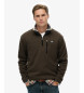 Superdry Storm Fleece Half Zip Sweater brun