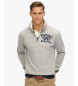 Superdry Pull athltique vintage gris