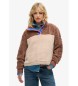 Superdry Polaire Supersoft Mash Up marron