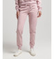 Superdry Joggers bordados con el logotipo Vintage Logo rosa