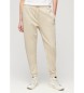 Superdry Sports Tech beige tight-fitting jogger trousers