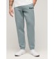 Superdry Classic washed jogger trousers with blue Core logo