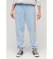 Superdry Jogger trousers with stripes on the sides Vingate blue