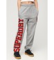 Superdry Pantaloni da jogger stile college grigio