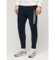 Superdry Spodnie joggery z logo Sportswear Navy