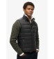 Superdry Let, quiltet vest, sort