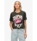 Superdry Lo-Fi Punk T-shirt zwart