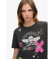 Superdry T-shirt Lo-Fi Punk preta