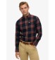 Superdry Camisa Lumberjack azul-marinho