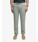 Superdry Pantaloni Merchant Linen di colore verde