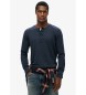 Superdry Merchant Grandad navy long-sleeved T-shirt