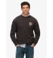 Superdry Merchant Graphic sweatshirt svart