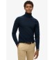 Superdry Turtleneck jumper Merino navy