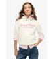 Superdry Metallic Venue sweatshirt i beige
